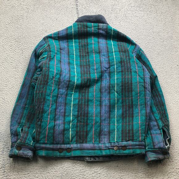 Vintage Rugged Gear Extra Tough Strong Parelli Reversible Denim Jacket Womens XL - Picture 11 of 16